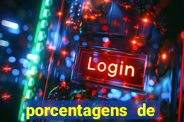 porcentagens de jogos pagantes